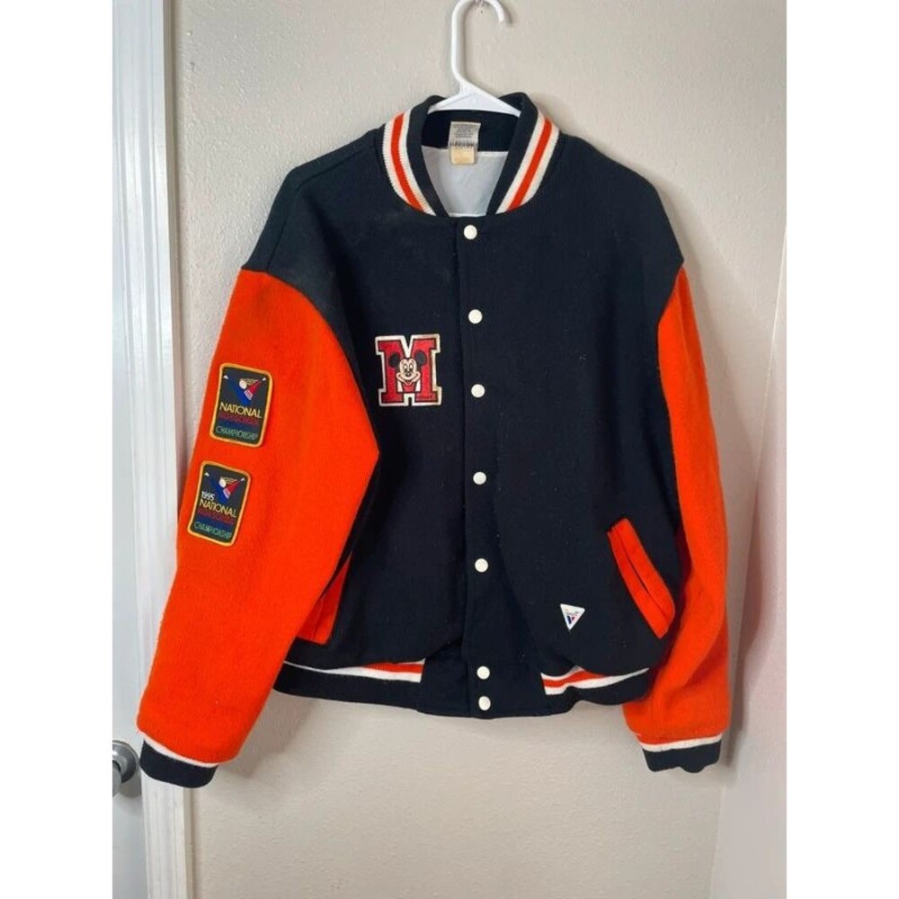 Vintage 1995 Varsity Spirit  National Cheerleading Championship Letterman Jacket